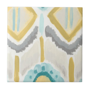 Textielonderdruk II Tegeltje