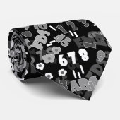 Textielonderwijs wiskunde natuurkunde studeren sch stropdas (Opgerold)