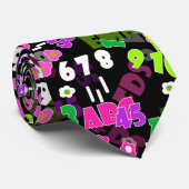 Textielonderwijs wiskunde natuurkunde studeren sch stropdas (Opgerold)