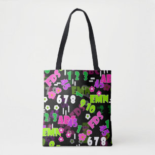 Textielonderwijs wiskunde natuurkunde studeren sch tote bag