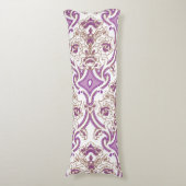  textielontwerp met ingewikkelde bloemen p lichaamskussen (Voorkant Verticaal)