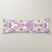  textielontwerp met ingewikkelde bloemen p lichaamskussen (Voorkant)