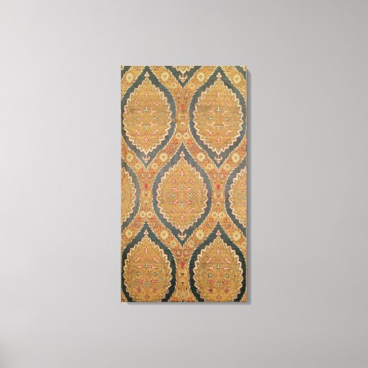 Textielpaneel, 16e/17e eeuw canvas afdruk (Voorkant)