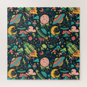 Textielpatronen Aliens Rockets Legpuzzel (Verticaal)