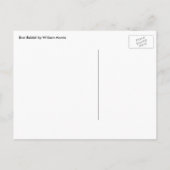  textielpatroon Brer Rabbit William Morris Uitnodiging Briefkaart (Achterkant)