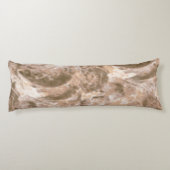 Textielpatroon met een getextureerde beige achterg lichaamskussen (Achterkant)