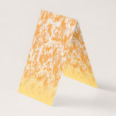 Textielpatroon met een levendig oranje en goud kaart (Voorkant)