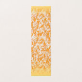 Textielpatroon met een levendig oranje en goud kaart (Buitenkant ongevouwen)