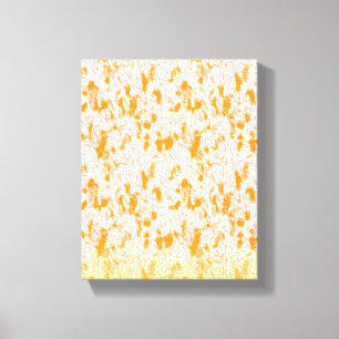Textielpatroon met een levendig sinaasappel en gou canvas afdruk