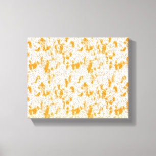 Textielpatroon met een levendig sinaasappel en gou canvas afdruk