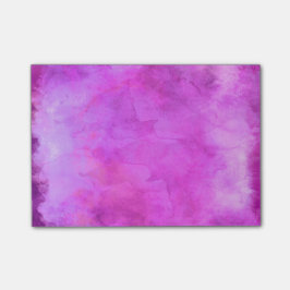 Textielpatroon roze frambozen Waterverf Post-it® Notes