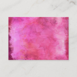 Textielpatroon roze Waterverf Cranberry Visitekaartje
