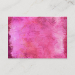 Textielpatroon roze Waterverf Cranberry Visitekaartje