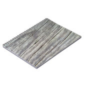 Textielpatroon van houtaplanten met weed notitieboek (Linkerzijde)