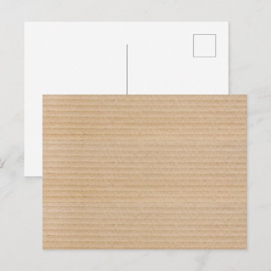 Textielpatroon voor kartonnen doos briefkaart (Voorkant / Achterkant)