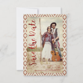 Textielstof Boho Texture Elopement Boho Couple Save The Date