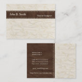 Textieltextiel Visitekaartje (Voorkant / Achterkant)