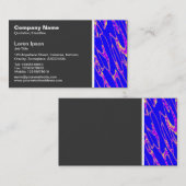 Textieltoon - kosmische marmer Abstract Visitekaartje (Voorkant / Achterkant)