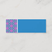 Textieltoon - Terrazzo Pattern - Blue Mini Visitekaartje (Achterkant)