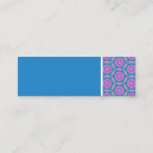 Textieltoon - Terrazzo Pattern - Blue Mini Visitekaartje (Achterkant)