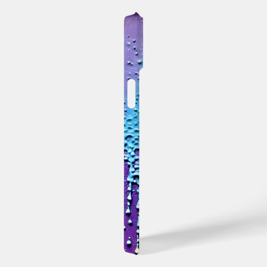 Textielverf Neon Paarse groene blauwe Confetti Case-Mate iPhone Case (Achterkant / Rechts)