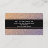 Textielverlooppatroon Visitekaartje (Achterkant)