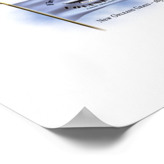 Textielvlaggen Poster (Hoek)