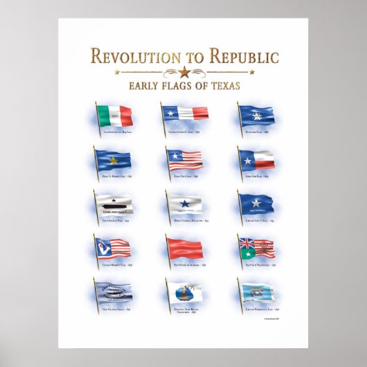 Textielvlaggen Poster (Voorkant)