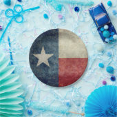 Textielvlaggen  retro-Borden op papier Papieren Bordje (Feest)