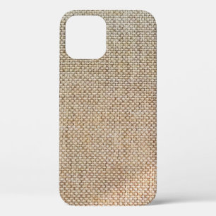 Textielweefsel met bruine ondergrond Case-Mate iPhone case