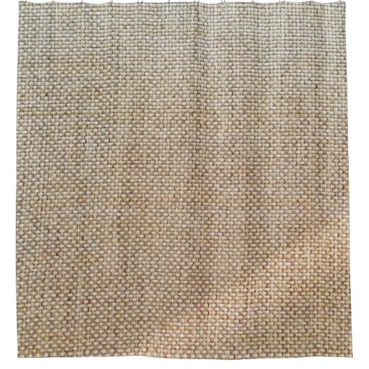 Textielweefsel met bruine ondergrond douchegordijn (Voorkant)