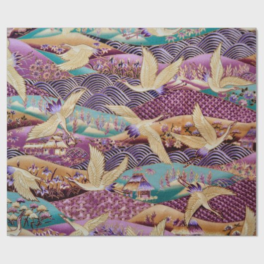 Textielweefsel met textiel cadeaupapier (Vlak)