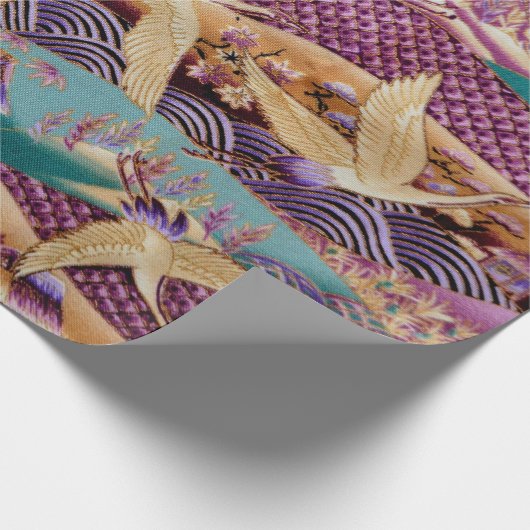 Textielweefsel met textiel cadeaupapier (Hoek)