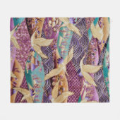 Textielweefsel met textiel fleece deken (Voorkant (Horizontaal))