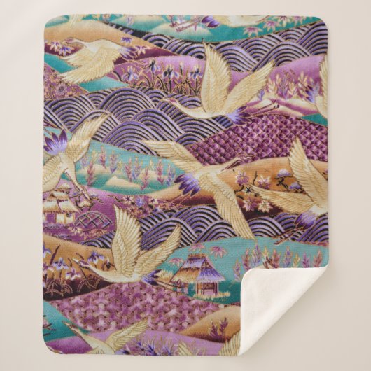 Textielweefsel met textiel sherpa deken (Voorkant)