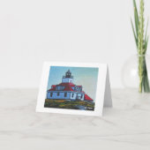 Textile Art Lighthouse Notecard Kaart (Voorkant)