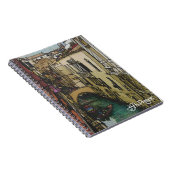 Textile Art Venice-laptop Notitieboek (Rechterzijde)