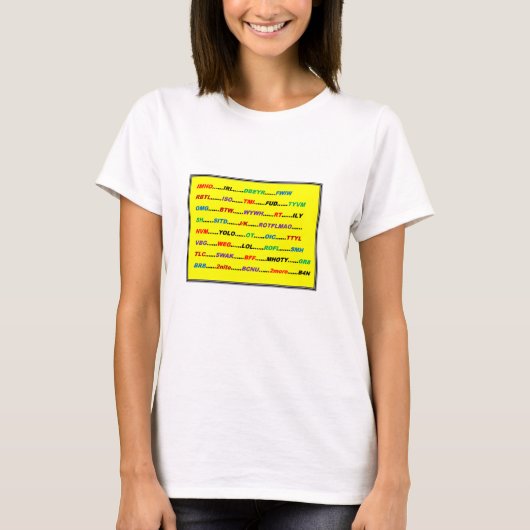 TEXTING T-shirt (Voorkant)