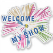 Texts on Fireworks Sticker (Voorkant)