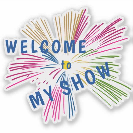 Texts on Fireworks Sticker (Voorkant)