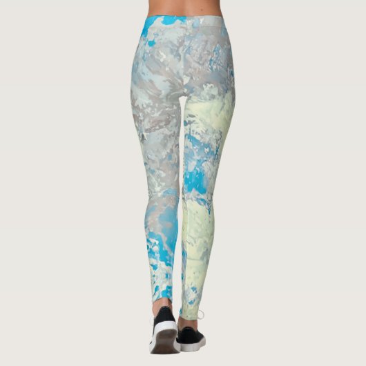 Textura #10 de obra La roca Leggings (Achterkant)