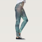 Textura #11 de la obra Nuit "filtro vívido frío" Leggings (Rechts)