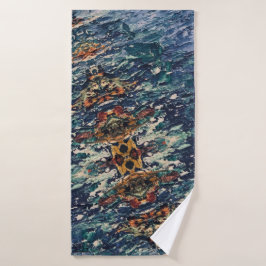 Textura #12 de obra Amanecer Badhanddoek