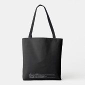 Textura #12 de obra La roca Tote Bag (Achterkant)
