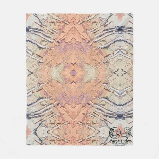 Textura #13 de la obra Viendo a travez de los ojos Fleece Deken (Voorkant)