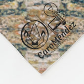 Textura #13 de obra Amanecer Fleece Deken (Hoek)