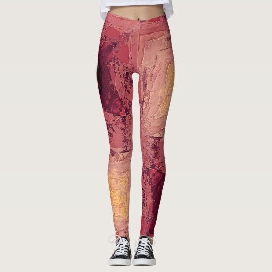 Textura #13 de obra Horizonte Leggings (Voorkant)