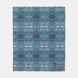 Textura #15 de obra La roca Fleece Deken