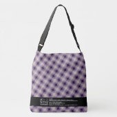 Textura #17 de obra Horizonte Crossbody Tas (Achterkant)