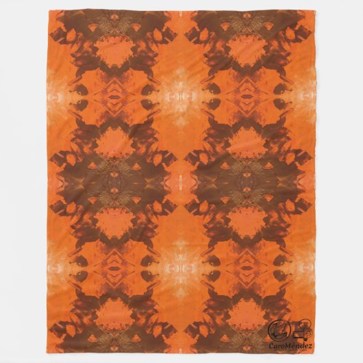 Textura #19 de la obra Nuit Fleece Deken (Voorkant)